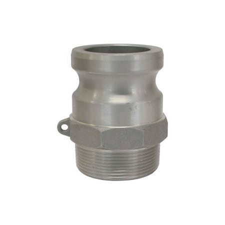 Be Pressure Supply 1" Aluminum Camlock Fitting - Male Coupler x MPT Thread 90.395.100